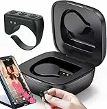 XUBX Page Turner, Page Turner De Control Remoto con Bluetooth Anillo De Desplazamiento A Distancia, Cámara Inalámbrica De Carga del Obturador A Distancia, Control Remoto Botón (Negro)