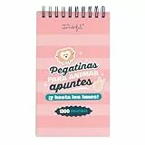 Mr. Wonderful - Bloc de pegatinas para animar apuntes ¡y hasta los lunes! - 1000 Pegatinas - Pegatinas con Relieve y Holográficas - 36 hojas