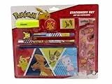 CYPBRANDS Pokémon, Set de Papelería, Portatodo, Lápiz, Goma, Sacapuntas, Bolígrafo, Subrayador, Pegatinas, Multicolor, Producto Oficial