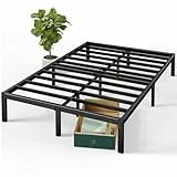 Zinus Elias Cama 135 x 190 cm - 36 cm de Altura con Almacenamiento Debajo de la Cama - Marco de Plataforma de Metal - Negro