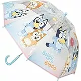 CERDÁ LIFE´S LITTLE MOMENTS Paraguas Infantil Bluey para Niños y Niñas – Paraguas Ligero, Seguro y Resistente con Diseño Oficial de Bluey – Accesorio Colorido para el Colegio y Días de Lluvia