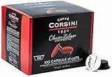 Caffè Corsini - Classico Italiano. Paquete de 100 cápsulas Lavazza* a Modo Mio* compatibles de 7,5 gramos de café molido.