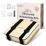 Worown (15 cm x 15 cm Kit de prensado de flores en miniatura, prensa de hojas, juego de prensado de 4 capas que incluye instrucciones para adultos y niños para hacer muestras