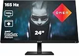 HP OMEN 24 – Monitor Gaming de 24' FHD (1920 x 1080 a 165 Hz, IPS, 16:9, 1ms, HDMI, Antirreflejo, DisplayPort, AMD FreeSync Premium, Compatible con Consolas) Negro