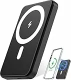 Inalámbrico Power Bank, Magnético Batería Externa 10000mAh para iPhone, Cargador Inalámbrico 20W Cargador Carga Rápida, Bateria Portatil Powerbank para iPhone 16 15 14 13 Pro MAX Plus Samsung Android