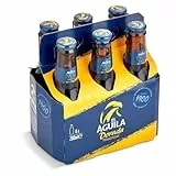 Aguila El Aguila Dorada Cerveza Lager Especial Pack Botella, 6 x 20cl