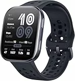 AMAZFIT Bip 6 Smartwatch 46mm, Batería 14 días, AMOLED 1,97', GPS con Mapas, IA, Llamadas Bluetooth, Seguimiento Salud y Sueño, 140+ Modos Deportivos, Resistencia al Agua 5ATM, Negro
