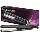 Remington Plancha de Pelo Ceramic Slim - Placas Flotantes Extralargas, Cerámica Anti-estática, Turmalina, Capa Protectora Teflón, Protección y Brillo, Temperatura 230°C, Calentamiento 15s - S3500