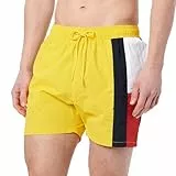 Tommy Hilfiger Bañador Hombre Medium Drawstring con Cintura Ajustable, Amarillo (Marigold Yellow), L