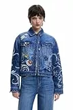 Chaqueta vaquera bordados