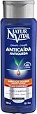 NaturVital - Champú Anticaída para Pelo Graso, Sin Parabenos ni Siliconas, Previene la Caída del Cabello, Champú Natural Fortificante, para Hombres y Mujeres, 300ml