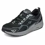 Skechers Go Run Consistent, Zapatillas de trail running Hombre, Black Grey, 46 EU