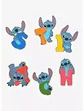 Loungefly - Disney - Lilo & Stitch - Letters & Poses Mystery Enamel Pin - 1 Of 6 To Collect - Styles Vary - Lilo And Stitch - Blind Box - Pins de Esmalte - Broche Coleccionable - para Mochilas