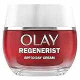 Olay Regenerist Crema Facial de Día SPF30. Hidratante Antiarrugas y Reafirmante Activa con Protección Solar SPF30, Niacinamida Antiedad y Péptidos. Regenera, Reafirma e Hidrata. No Grasa. 50 ml