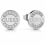 Guess Pendientes de botón Mujer chapado en plata - UBE28028