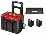 Original Einhell Maletín del sistema E-Case L (máx. 120 kg, conservación y transporte universal de accesorios y herramientas, apilable, unible)