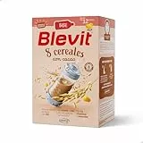 Blevit Bibe 8 Cereales con Cacao | 500g | Papilla para Bebé desde los 12 meses - 14 Vitaminas y Minerales