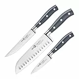 Juego de Cuchillos Profesionales BRA Signature en Acero Aleman Molibdeno Vanadio (3X Santoku)