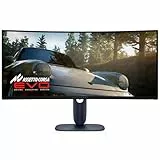 Alienware 34 Monitor Gaming - AW3425DW, WQHD (3440x1440), 21:9 1800R Curvo, 240Hz, QD OLED, 0.03ms, NVIDIA G-Sync Compatible, AMD FreeSync Premium Pro, HDR True Black 400, USB-C,