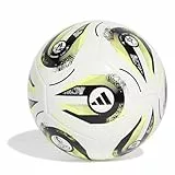 adidas Unisex Adulto Womens Euros 2025 Club Football, White/Black/Lucid Lemon, 3