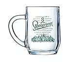 Staropramen - Vaso de cerveza oficial de media pinta (473 ml)