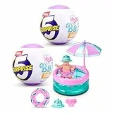 5 Surprise My Mini Baby Serie 2 de ZURU, cápsula misteriosa Coleccionable, Juguete para niñas, bebé Realista en Miniatura, Kit de Juego y Accesorios (2 cápsulas)