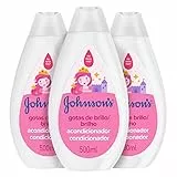 Johnson's Baby Gotas de Brillo - Acondicionador para niños, 3 x 500 ml