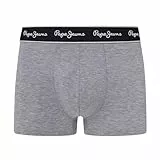 Pepe Jeans Solid Tk 3P Calzoncillos, Grey (Marl Grey), XL para Hombre