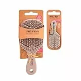 Beter - Cepillo de pelo antitirones Natural Fiber MINI+Charm mini, Desenredante, Antienredos y Antirotura, Ecológico, Peinado suave y sin tirones, Todo tipo de cabellos, Viajar, Color Charm Aleatorio
