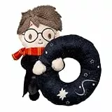 Rainbow Designs Harry Potter - Sonajero de peluche para bebé, juguete sensorial suave para recién nacidos, adecuado para el desarrollo temprano, tiempo de juego y compañero sobre la marcha