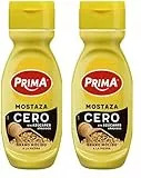 Prima Mostaza Cero, mismo sabor sin azúcares añadidos. 265 g (Paquete de 2)