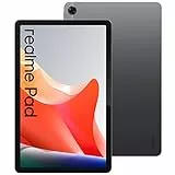 realme Pad - Tablet 10.4' 2K Pantalla 6.9mm Ultra-Slim 4GB 64GB 1TB Memoria Externa Altavoces Cudruples Procesador Helio G80 7100mAh Batería 18W Carga Rápida Android 11 8MP+8MP Cámara