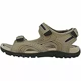 Geox Uomo Sandal Strada D, Sandalias para Hombre, Multicolor (Sand/Navy), 44 EU