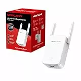 MERCUSYS - ME30 AC1200 Repetidor WiFi, 5 GHz & 2.4 GHz, 2 Antenas Externas, 10/100Mbps Puerto, WPS Botón, Play y Plug, Indicador LED de Señal, Fácil Configuración