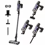 Rowenta X-PERT 7.60, Aspiradora Escoba Sin Cable, 140 W, Batería 45 Min, Ultraligero 2 kg, Cepillo con LED, Accesorios para Coche, Suelo y Techo, RH6A33WO