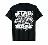 Póster de Star Wars Halcón Milenario Tie Fighter Battle Camiseta