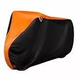 FSGRICH Funda para bicicleta de alta calidad, impermeable, 210T, lona para bicicleta, cubierta para exteriores, con ojales, protección solar, resistencia al desgarro, con bolsa, 200 x 110 x 70 cm