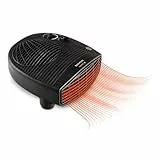 Taurus TFH-3001 - Calefactor, 2000W, 2 potencias de calor, función ventilador, termostato regulable, sistema de seguridad, diseño compacto 26x25x10 cm