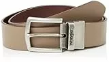 Wrangler Cinturón de 2 Lados, marrón, 85 cm para Hombre