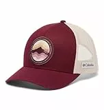 Columbia Gorra Unisex de Malla con Cierre a presión, Vino Rico, Paisaje Circular, O/S