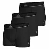 adidas Multipack Trunk (3 Unidades), Ropa interior Hombre, Negro, S