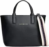 Tommy Hilfiger Bolso Tote Mujer Logotape Mini pequeño, Azul (Space Blue Corp), Talla Única