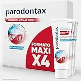 Parodontax Pastas de Dientes Reparación Activa de Encías Inflamadas Que Sangran, Sabor Menta Fresca, Pack 4x75 ml