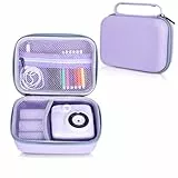 Riosin Funda para Cámara de Impresión Instantánea para Niños de Compatible con CalineGam/TIATUA/HiMont cámara de impresión para niños, para Niñas y Niños, Juguetes de Regalo. Solo Funda (Púrpura)