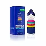 United Colors of Benetton, Sisterland Blue Neroli, Eau de Toilette para Mujer, Larga duración, Fragancia joven, moderna y fresca, Notas frutales, de ámbar y lavanda, Optimo para uso diario, 80 ml