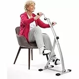 Best Direct Bi-pedaler Aparato de pedaleo estático Plegable, Todas Las Edades, ejercitar Brazos y piernas al Mismo Tiempo, Contador de calorias/Progreso