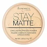Rimmel London Stay Matte Powder Polvos de Maquillaje Tono 001 - 14 gr