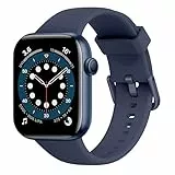 Reloj Inteligente Mujer Hombre, 1.85' Smartwatch con Llamadas Bluetooth, 140+ Modos Deportivos Smart Watch con SpO2/Pulsómetro/Monitor de Sueño/Podómetro, Impermeable IP68 Smart Watch Para Android iOS