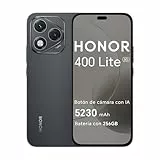 HONOR 400 Lite 5G - Smartphone de 8GB+256GB, Dual SIM NFC, 108MP con Botón con IA, 6.7'', Pantalla AMOLED con protección de la Vista, Batería de 5230mAh, IP65&SGS, MagicOS 9.0, Velvet Black