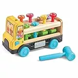 VTech Leapfrog Juego de Martillo Camión de Formas Tap Tap, Camión Interactivo, 3 Modos de Juego, aprende Formas, música, Canciones, Versión ESP